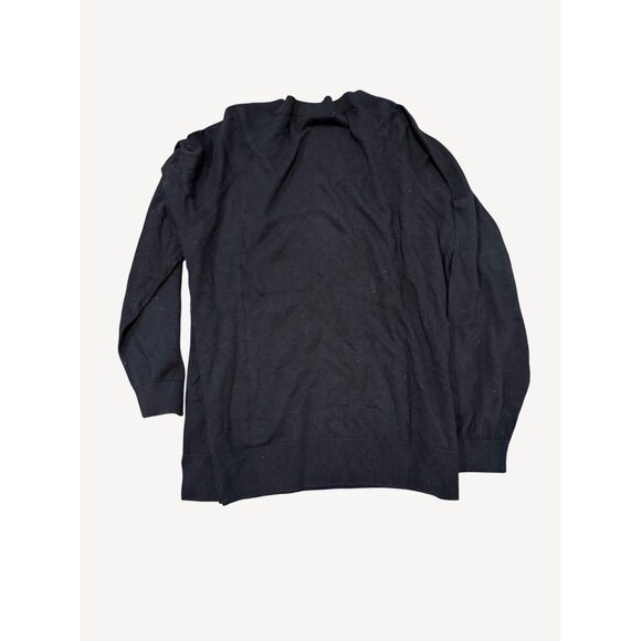 Lucky Brand Womens XL Black V-Neck Pullover Sweater - Picture 2 of 3
